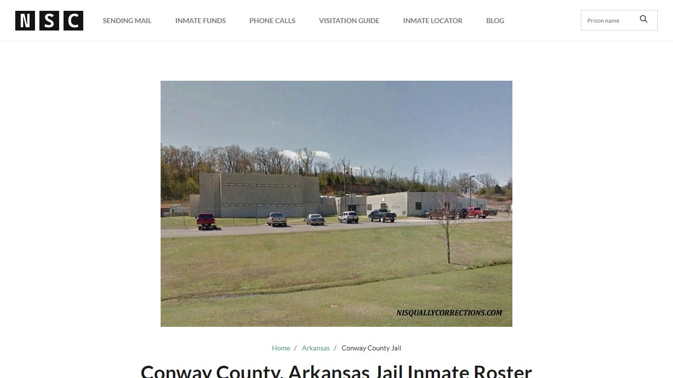 Conway County, Arkansas Jail Inmate List